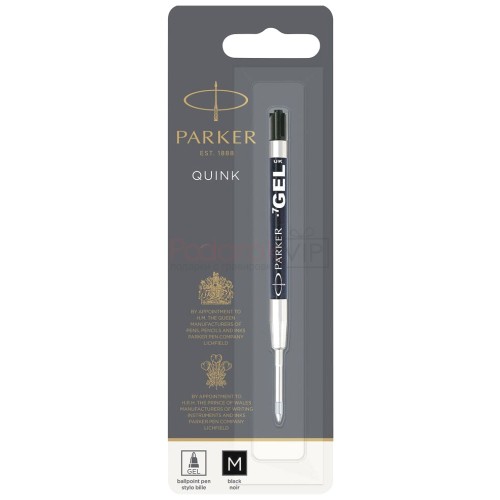 Черный гелевый стержень для шариковых ручек Parker Quink Gel Pen Refill Z05 (M)