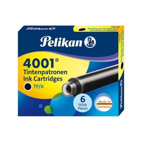 Картридж Pelikan INK 4001 TP/6 (PL301218) Brilliant Black чернила (6шт)